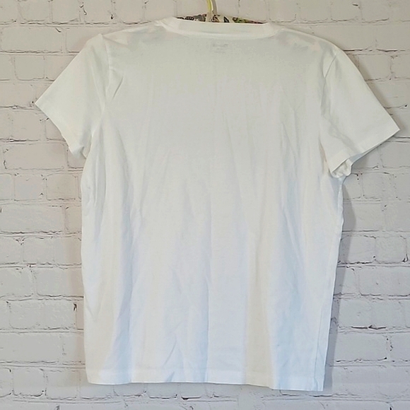 Madewell Casual Cotton Logo Spellout Tee Tshirt Loose Fit Womens Size Medium - Picture 12 of 14